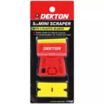 DEKTON 5-Inch Mini Plastic Scraper with 5 Blades