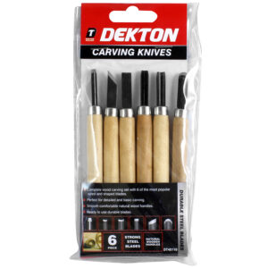 Dekton 6-Piece Carving and Chisel Knife Set