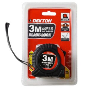 DEKTON Hardcase Blade Lock Tape Measure 19mm x 3m