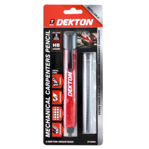 DEKTON MECHANICAL CARPENTER PENCIL WITH 3 REFILLABLE LEADS