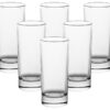 Deli 330ml Clear Glass Tumblers - Pack of 6