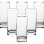Deli 330ml Clear Glass Tumblers - Pack of 6