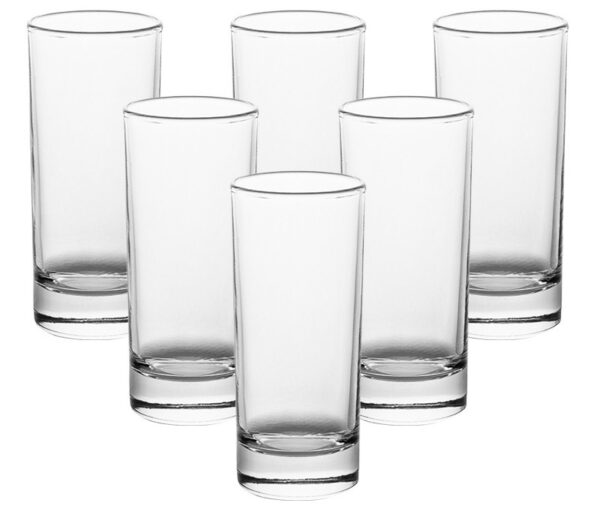 Deli 330ml Clear Glass Tumblers - Pack of 6