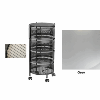 **Design**: This organiser consists of four tiers, providing ample space for storing items. The metal mesh construction allows for ventilation and visibility of the contents,...