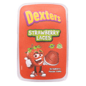 Dexters 400g Tub of Strawberry Laces