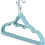 DGI Blue Velvet Hangers for Children, Set of 3