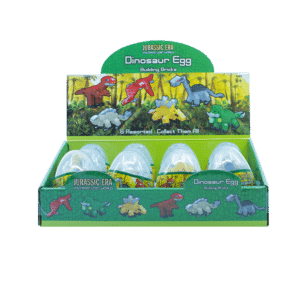 Dinosaur Egg Brick Figures Set - 6 Various Designs CDU