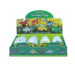 Dinosaur Egg Brick Figures Set - 6 Various Designs CDU