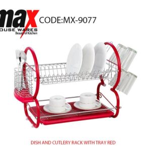 **Dish Drainer Rack**: This is the main part of the product where you can place plates, bowls, and other dishware. It is often designed with slots or ridges to securely hold the...