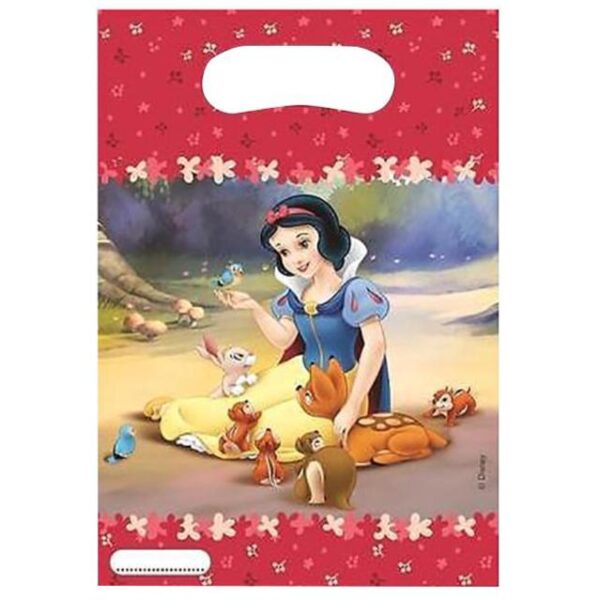 Disney Snow White Loot Bags, 6-Pack