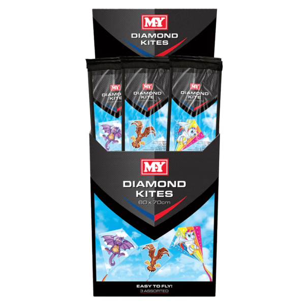 Display of Nylon Diamond Kite