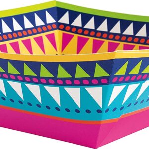 Distinctive Boho Fiesta Square Snack Bowl