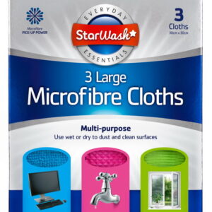 DLUX All-Purpose Microfiber Cloths Set of 3