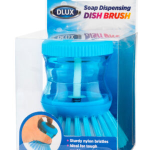 DLUX Dish Brush with Soap Dispenser