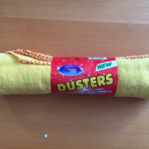 DLUX Pack of 10 Large Yellow Dusters