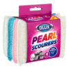 DLUX Pearl Non-Scratch Scrubbing Pads, Pack of 4