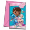 Doc McStuffins Party Invitations 6-Pack