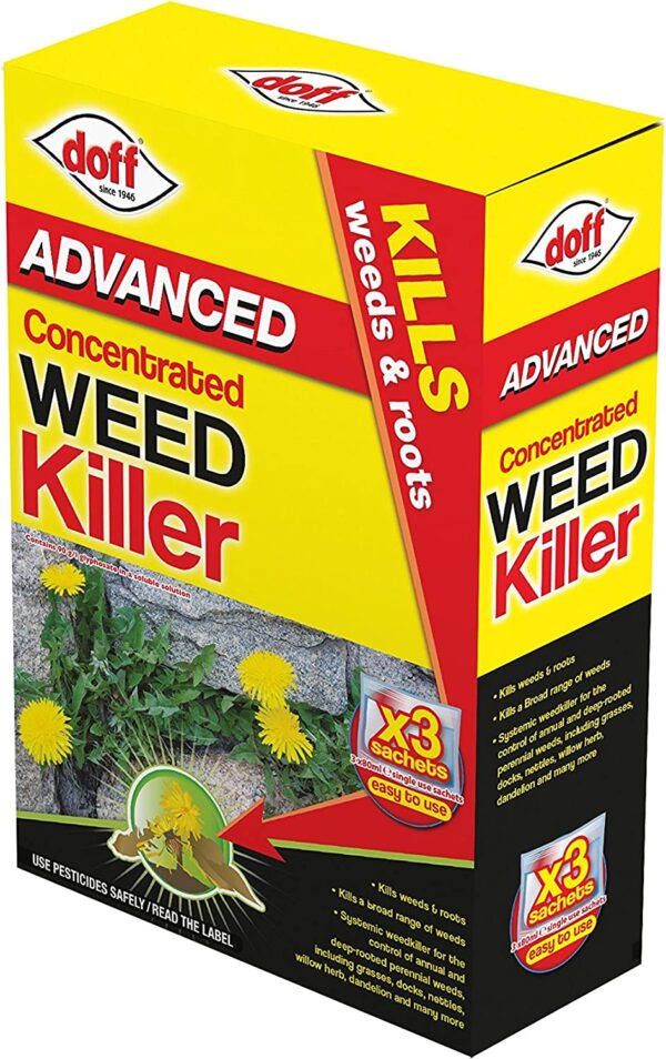 DOFF ADVANCE CONCENTRATED WEED KILLER 80ML, PACK OF 3