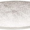 DORIC 6-Inch Round Silver Thick Cake Board Drums, Pack of 5