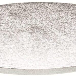 DORIC 6-Inch Round Silver Thick Cake Board Drums, Pack of 5