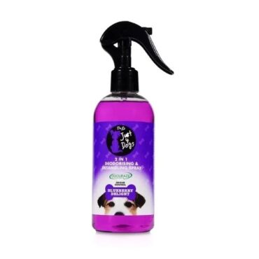DR J'S JUST 4 DOGS 2-IN-1 DEODORIZING & DETANGLING SPRAY 300ML