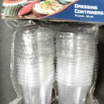 DURA DRESSING CONTAINERS / SAUCE POTS WITH LIDS, PACK OF 18