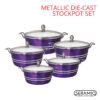 **Durability**: Die-cast construction ensures that the pots are robust and long-lasting