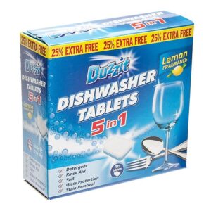 DUZZIT 4-in-1 Dishwasher Tablets, Pack of 12