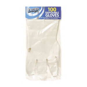 Duzzit Disposable Gloves typically come in a pack of 100 and are designed for various household and professional uses. They are often made from materials like latex, vinyl, or...