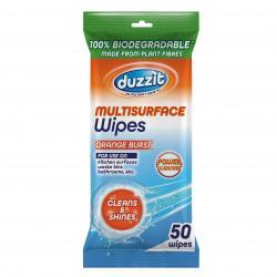 DUZZIT Eco-Friendly Multi-Surface Wipes, Pack of 50