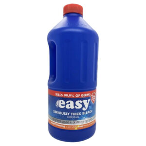 Easy Seriously Thick Bleach Original (Blue) 2L - Case of 6" typically refers to a bulk purchase of six 2-liter bottles of thick bleach. This product is designed for cleaning and...