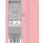 Easynote Compact Soft Touch Notebook - Pastel Shades