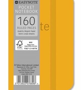 Easynote Soft Touch Pocket Notebook - Rustic Shades