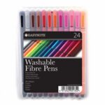 Easynote Washable Fiber Pens, Pack of 24