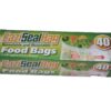 Eaziseal Reusable Food Storage Bags 17cm x 20cm, Pack of 40