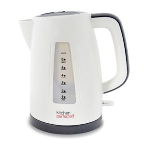 Eco-Friendly Rapid Boil Cordless Cream Kettle, 1.5L - Kitchen Perfected