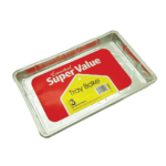 Economy Pack of 3 Baking Trays, Size: 320 x 210 x 33mm