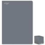 EDGE Grey A4 Softcover Notebook, 160 Pages, 80 GSM