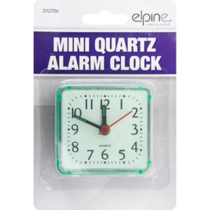 ELPINE Compact Quartz Alarm Clock