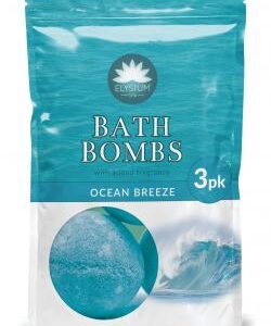 ELYSIUM SPA OCEAN BREEZE BATH BOMBS 50G PACK OF 3