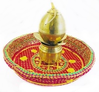 Embellished Bandhani Round Basket No. 4