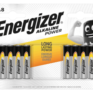 Energizer AAA Alkaline Power Batteries, Pack of 8