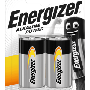 Energizer C Alkaline Batteries, Pack of 2