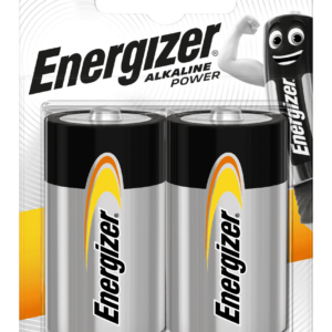 Energizer D Alkaline Batteries, Pack of 2