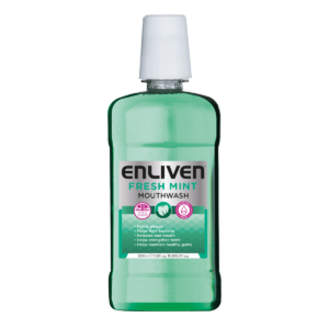 Enliven Alcohol-Free Freshmint Mouthwash 500ml