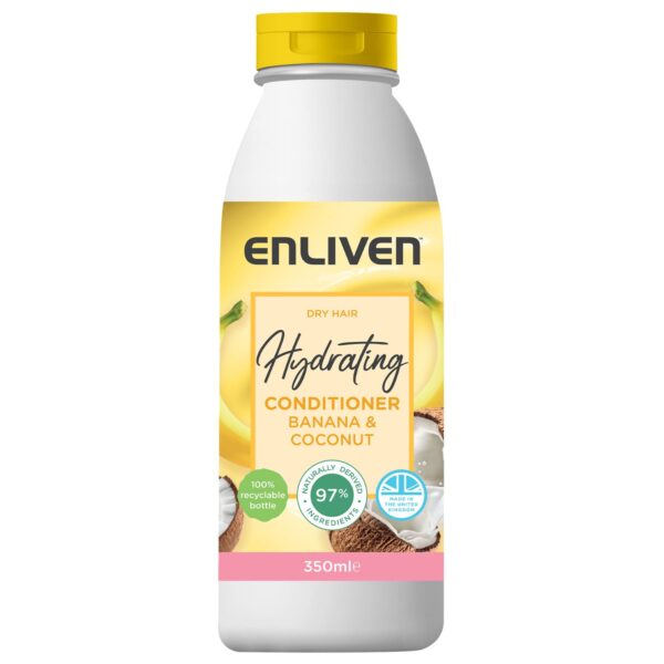 ENLIVEN HYDRATING HAIR CONDITIONER WITH BANANA & COCONUT, 350ML