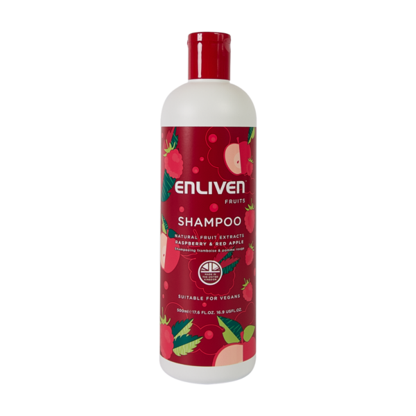 Enliven Naturals Raspberry Red Apple Shampoo 500ml