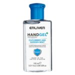 ENLIVEN PROFESSIONAL HAND SANITISER GEL WITH CUCUMBER & GARDEN MINT, 100ML