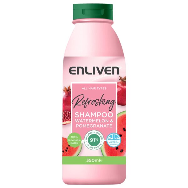 ENLIVEN REFRESHING HAIR SHAMPOO WITH WATERMELON AND POMEGRANATE 350ML