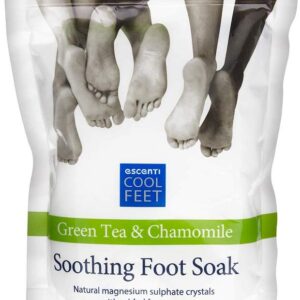 ESCENTI COOL FEET SOOTHING FOOT SOAK WITH GREEN TEA & CHAMOMILE, 450G